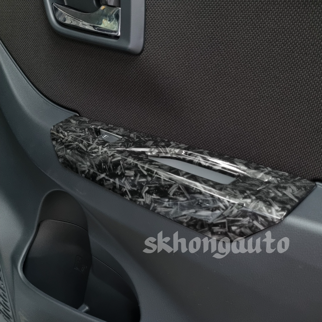 perodua bezza 2016-2026 forged carbon interior car accessories ...