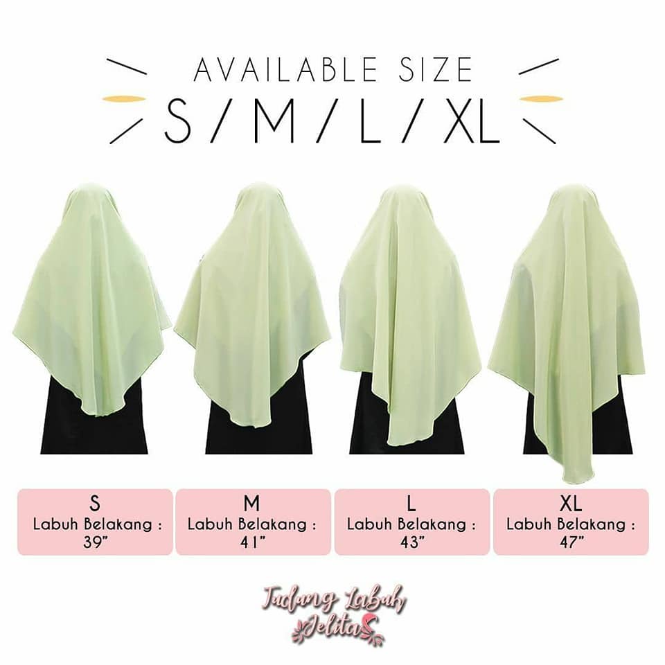 TUDUNG LABUH JELITA / TUDUNG LABUH KOSHIBO / TUDUNG LABUH BIDANG 60 💯 ...