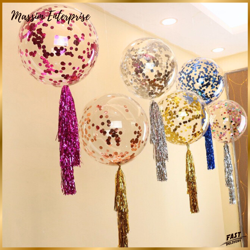 Bobo Balloon Bouquet Accessories Party Decoration Belon Bunga DIY ...