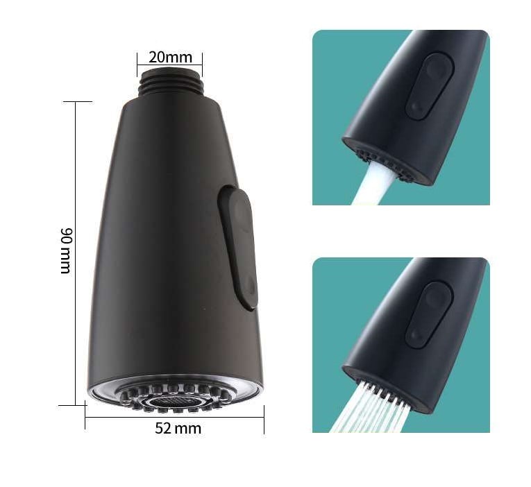 Faucet Pull Out Sink Sprayer Replacement Nozzle Kitchen Faucet Pull Out ...