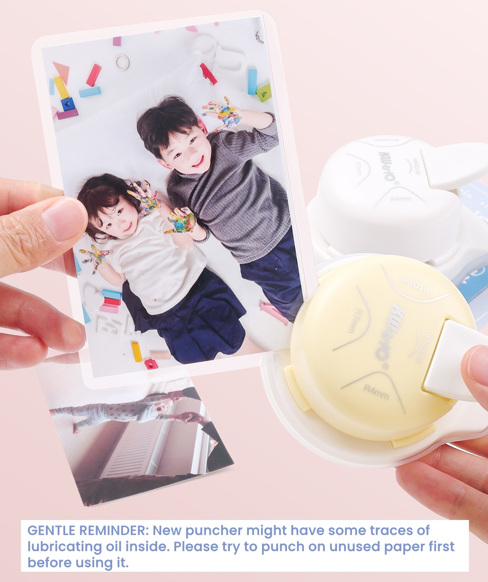4-In-1 R4 R7 R10 Inner Fillet Corner Rounder Puncher Round Edge Paper ...