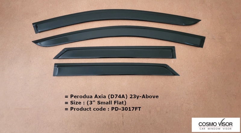 Perodua Axia D74A 2023 2024 2025 Door Visor / Mugen Window Vent Visors ...
