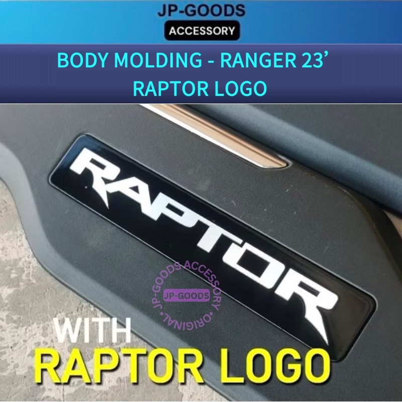 Ford Ranger T9 2022 - 2024 Raptor Side Door Panel Cover Moulding ...