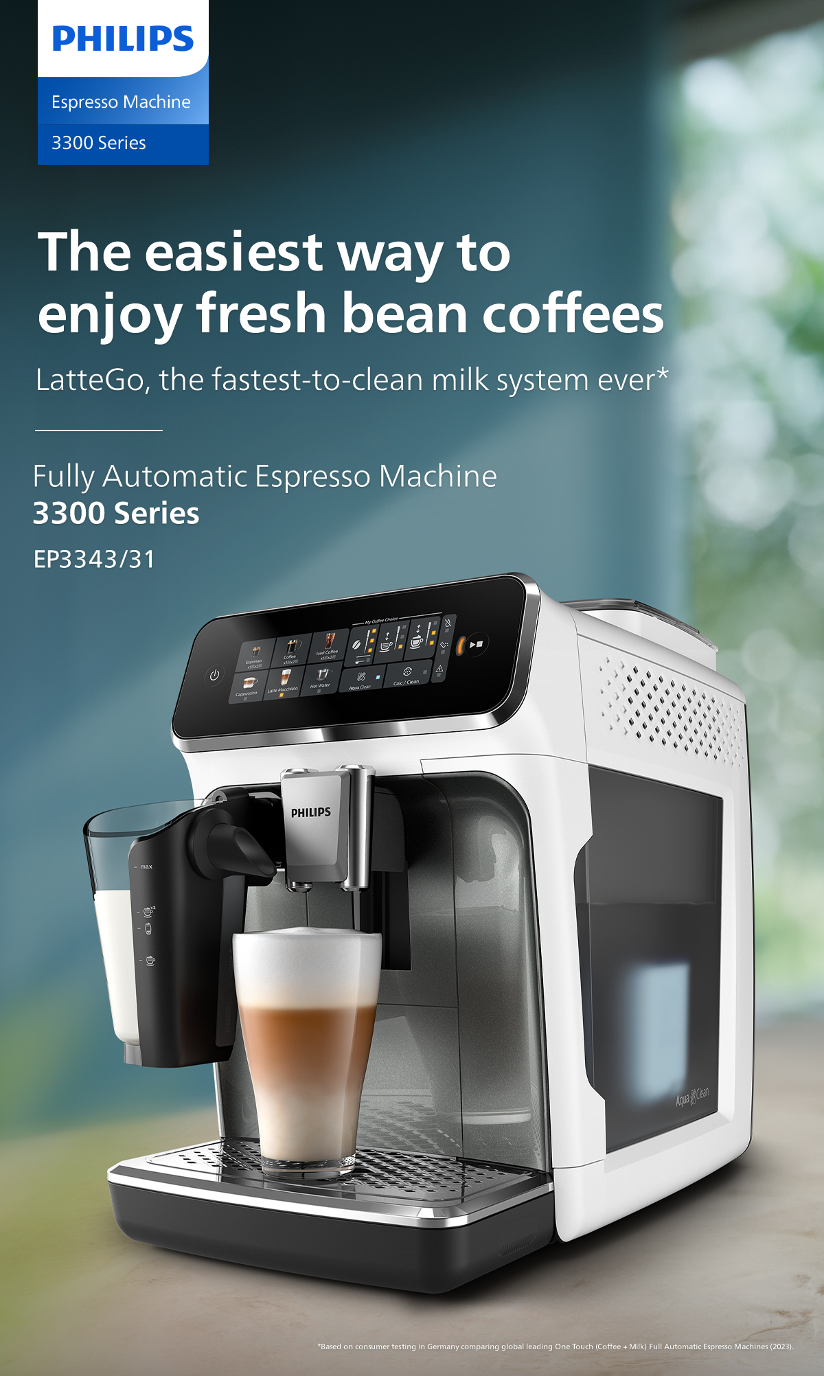 Pembuat Kopi Philips 3200 Series Espresso Machine Lattego Philips