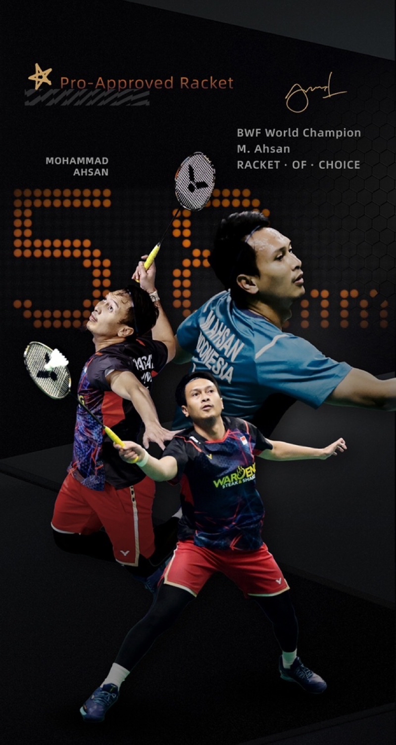 VICTOR Thruster F 隼 Ultra Professional Player Badminton Racket Mohammad ...