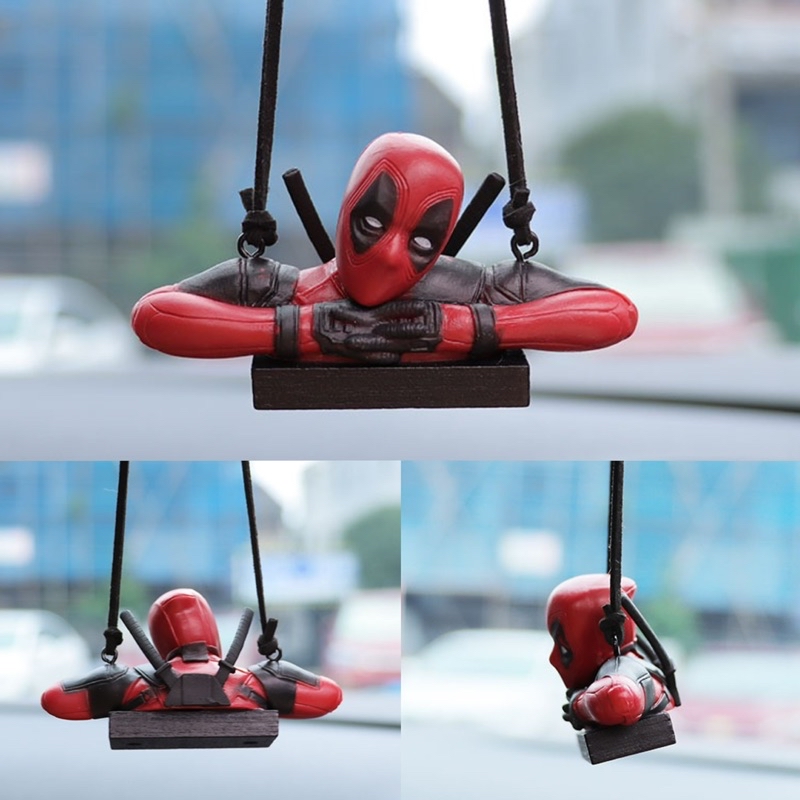 Deadpool Car Rearview Mirror Pendant Car Hanging Decoration | Shopee ...