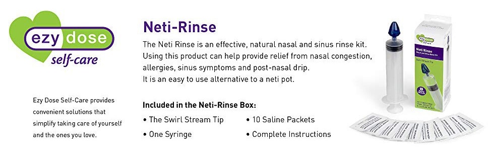 Ezy Dose Neti Rinse Kit - Relief nasal congestion, allergies | Shopee ...