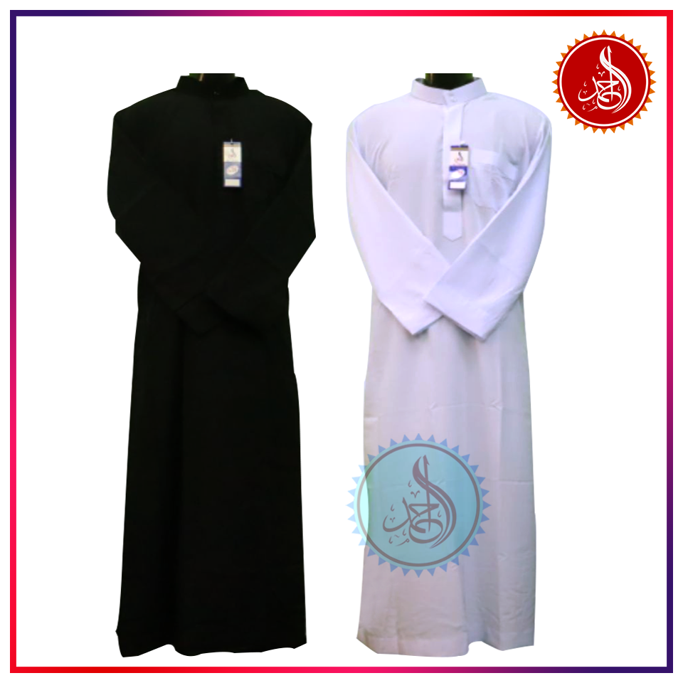 JUBAH AL HERA LELAKI | Jubah Putih/Jubah Tahfiz/Jubah Hitam (Jenis ...