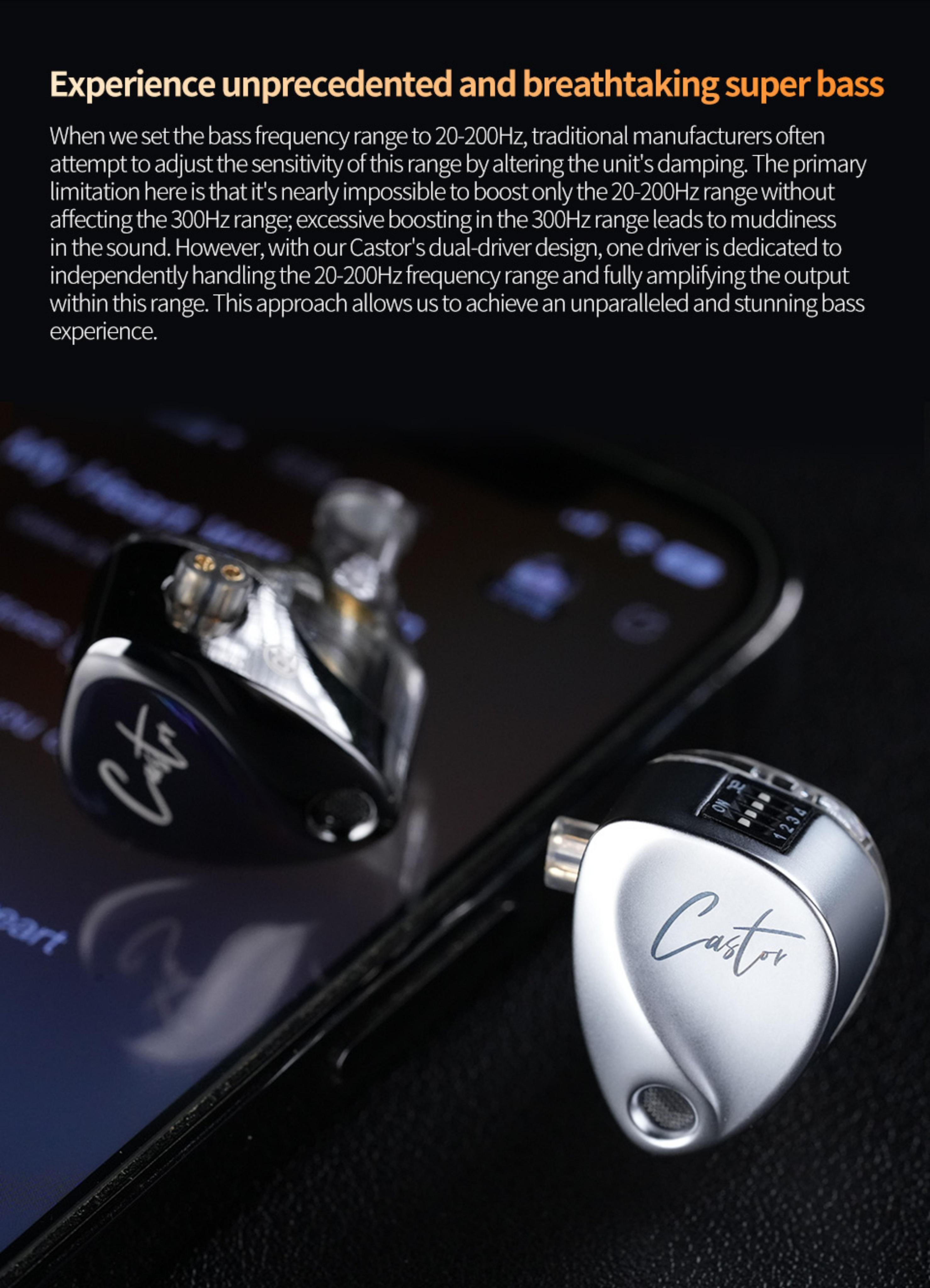 KZ x HBB PR2 in Ear Monitor Hoofdtelefoon KZ Oordopjes 13.2mm Planar Magnetische Driver Gaming Oordopjes Ruisonderdrukking IEM Oortelefoon Bedraad met Afneembare Kabel voor Muzikanten (met Mic