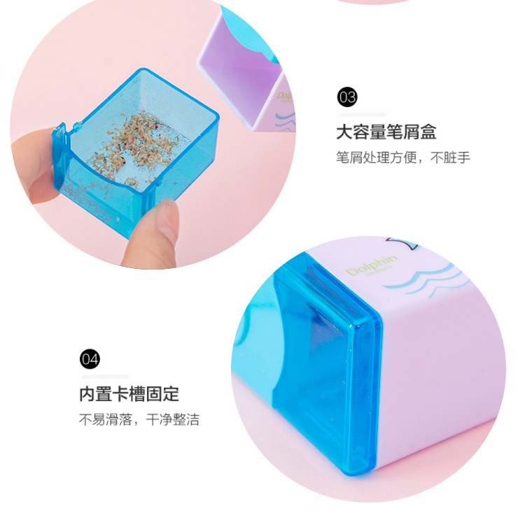 Ximi-0142 Rotary Sharpener For Graphite Pencil φ8mm Cute Cartoon Design ...