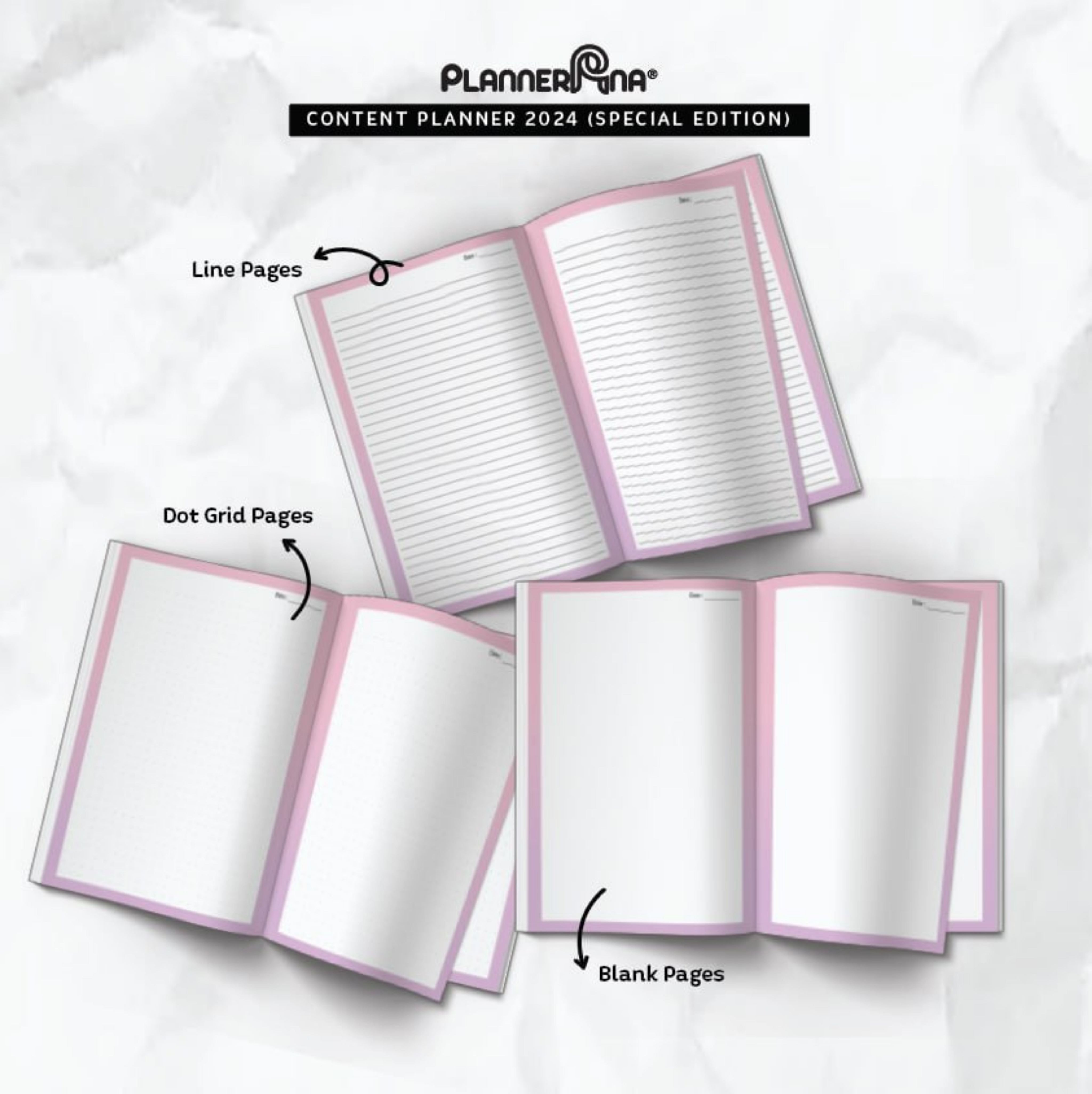 PLANNERANA Planner Book 2024 Perfect Bind Softcover 200 pages cute ...