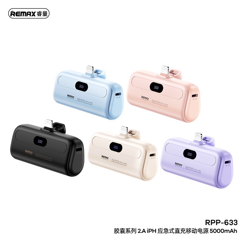 [CCC Certificate] REMAX RPP633 Capsule Series 2A iP Port / RPP632 Type ...