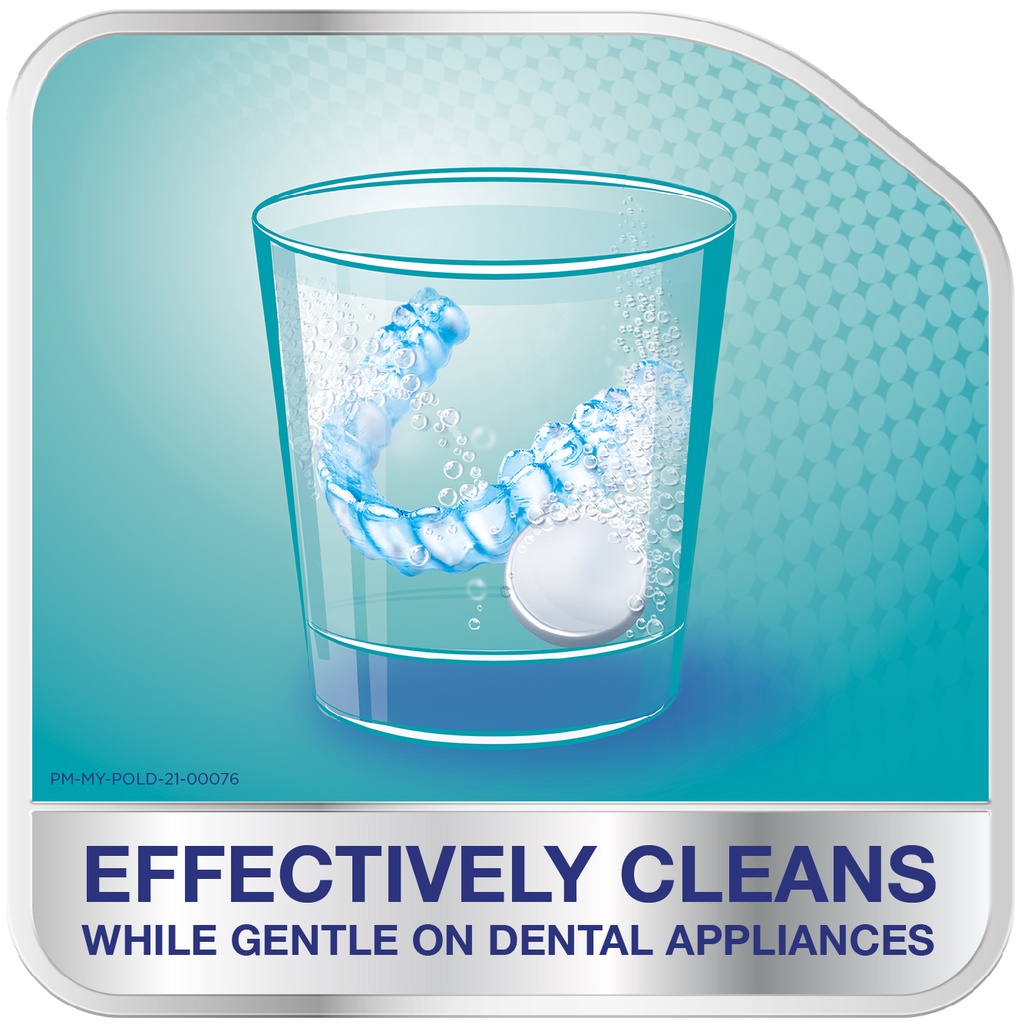 Polident Pro Retainer & Guard Cleanser, Kill Bacteria & Remove Stain ...