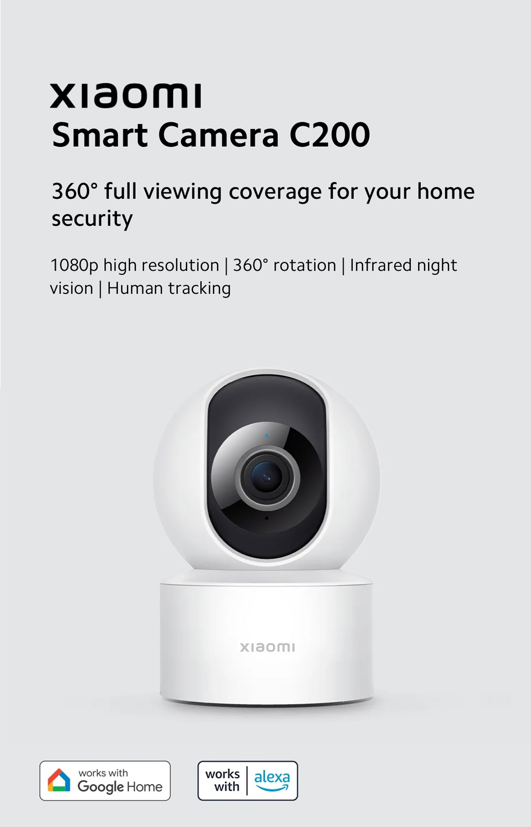 Xiaomi Smart Camera C200 with 360° view arrives at lower price