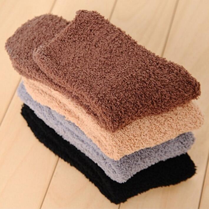 Unisex Soft Sleeping Socks Winter Thermal Sock Warm Fuzzy Fluffy Winter ...