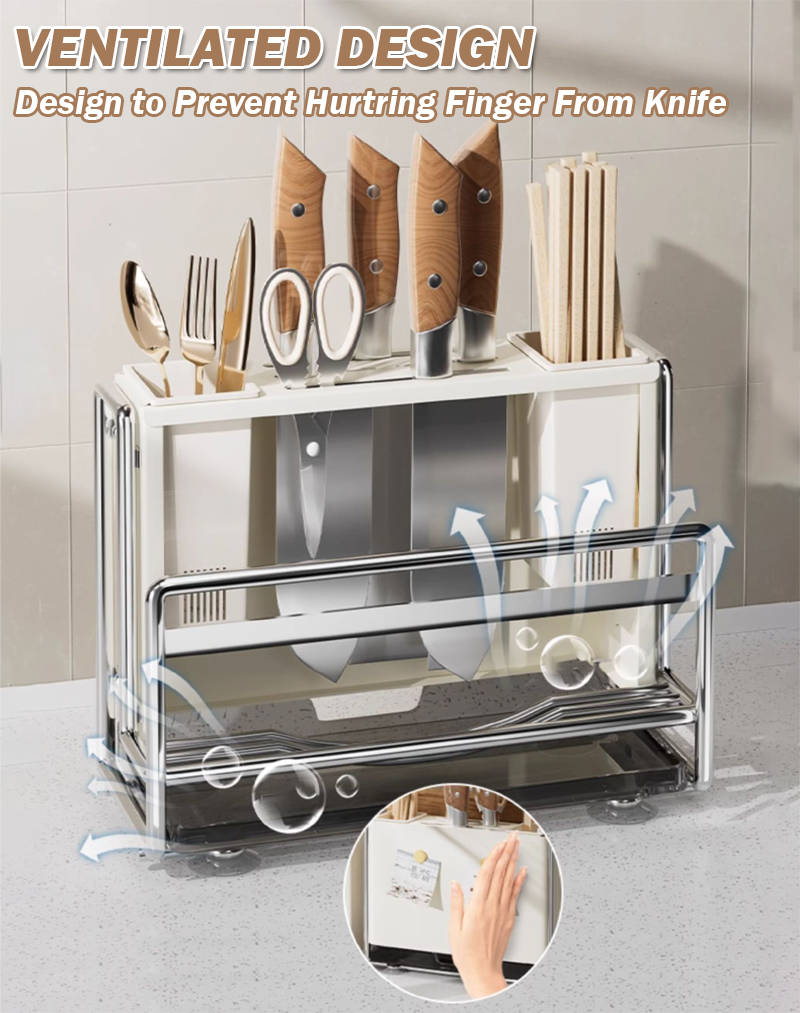 Nordic Style Minimalist Knife Rack For Knives Cutting Board Utensils ...