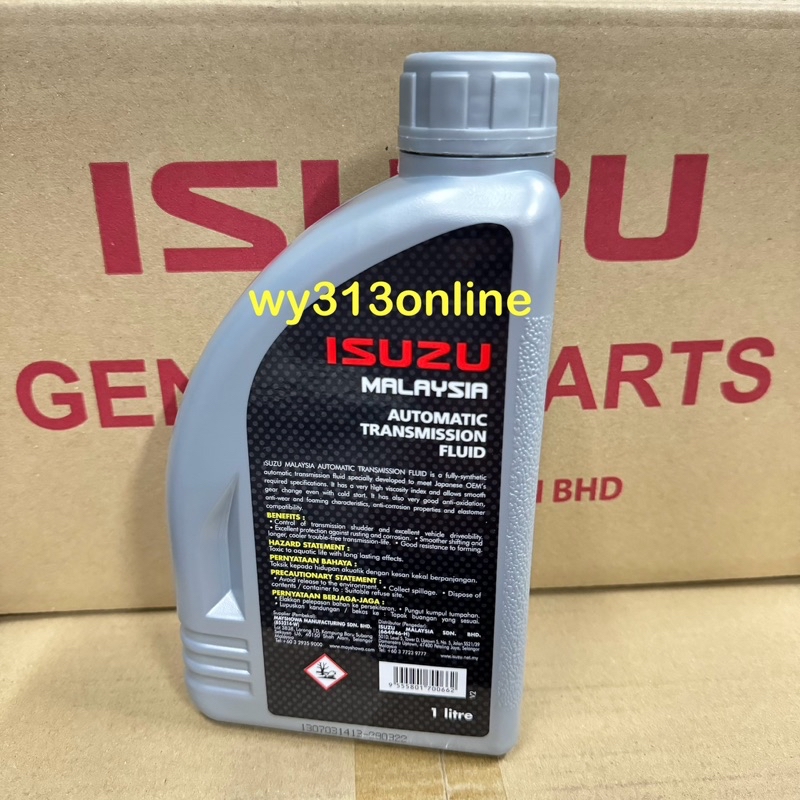 Original Isuzu Dmax ATF Automatic Transmission Fluid 1L Shopee Malaysia