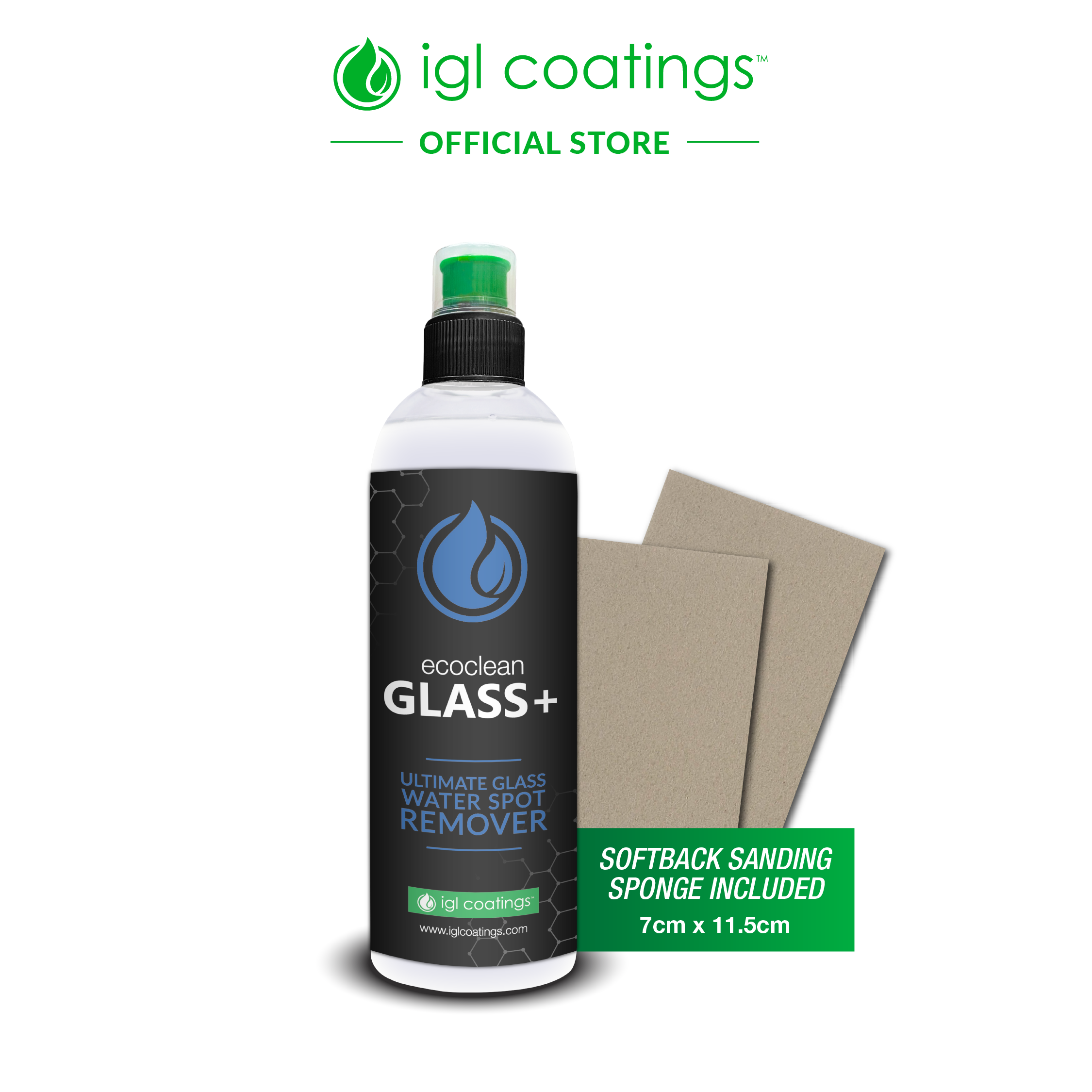 IGL Coatings Ecoclean Glass+ Ultimate Hard Watermark Stain Remover For ...