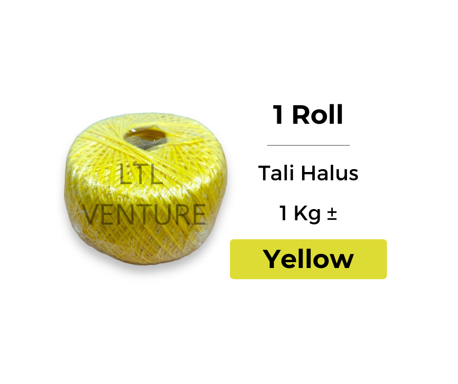 Tali Halus/Rafia String (1KG±) Food Packing/Plastic Rope/Tali Plastik ...