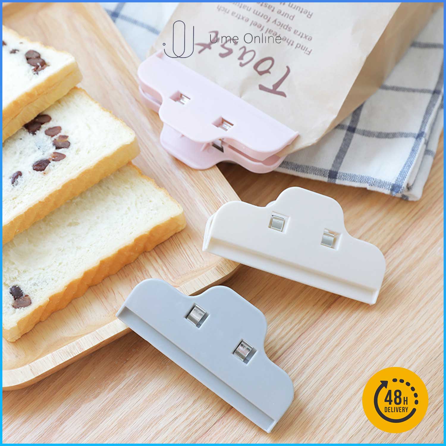 U.me Plastic Snack Seal Clip Sealing Clamp Fresh Keeping Kitchen Food ...