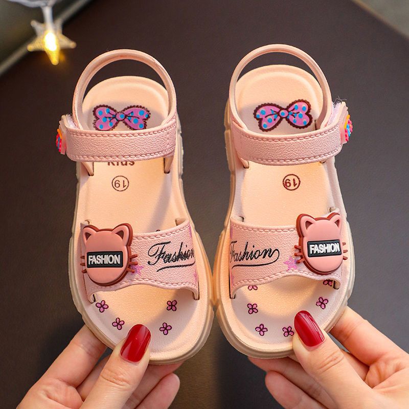 New Fashion Soft Bottom Princess Kids Baby Girl Sandal Shoes Rabbit ...