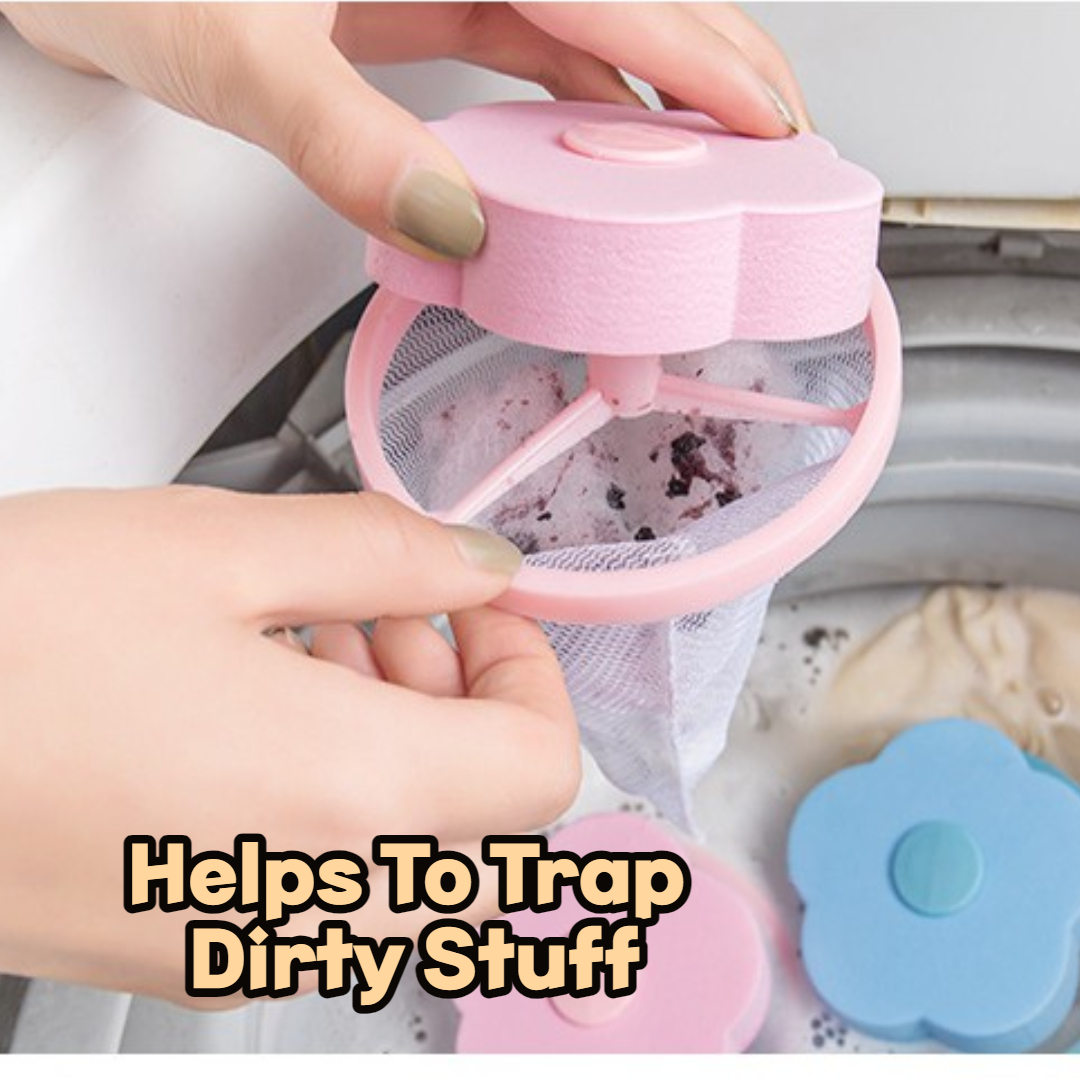 🔥𝑹𝑬𝑨𝑫𝒀 𝑺𝑻𝑶𝑪𝑲🔥Wash Ball Premium Flower Type Washing Machine Float Filter ...