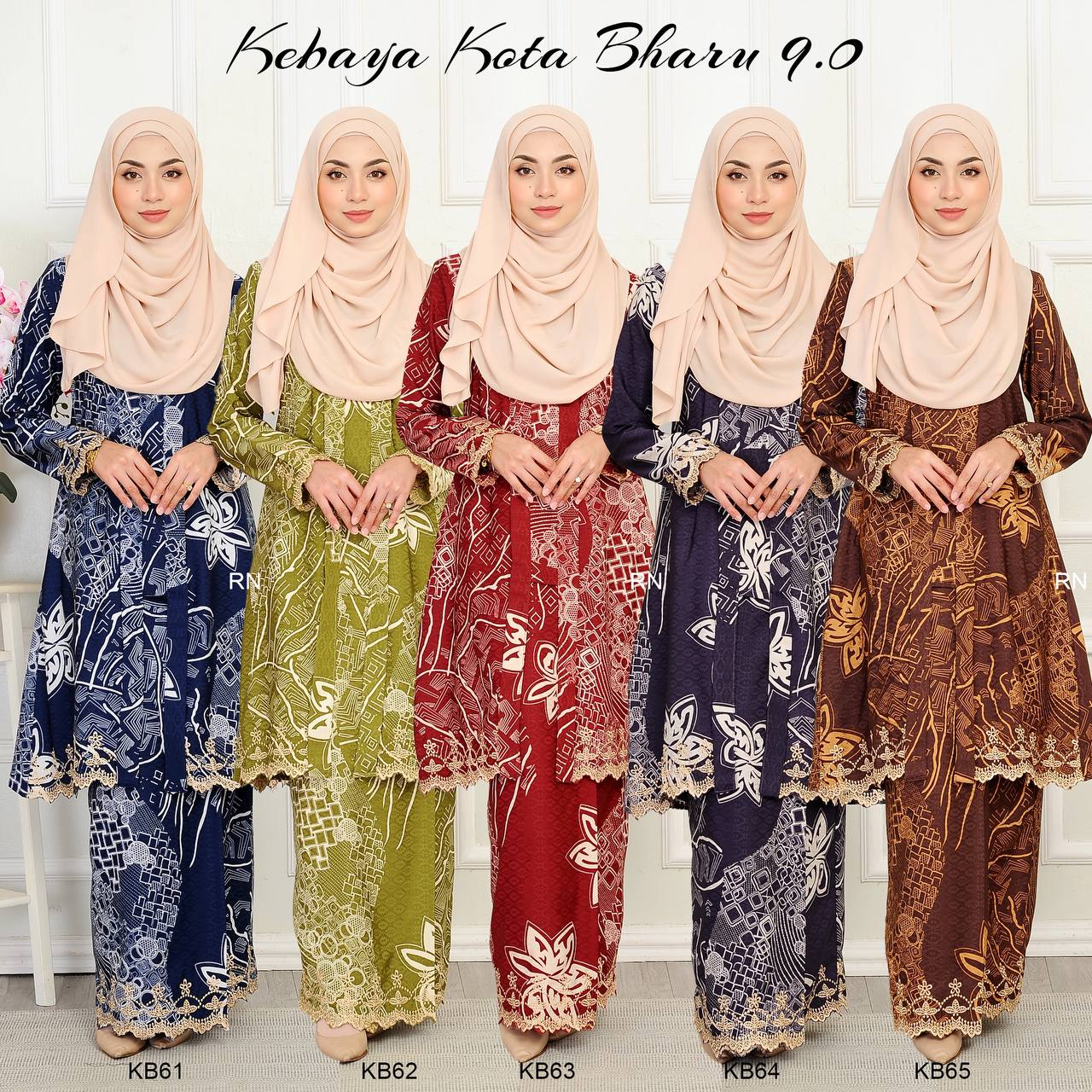 KEBAYA KOTA BHARU 9.0 - kebaya muslimah labuh nursing friendly bersulam ...