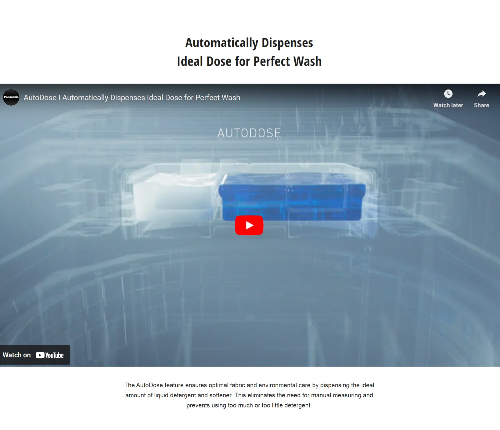 [New] Panasonic 13.5KG Inverter Top Load Washing Machine NAFD135X3BT