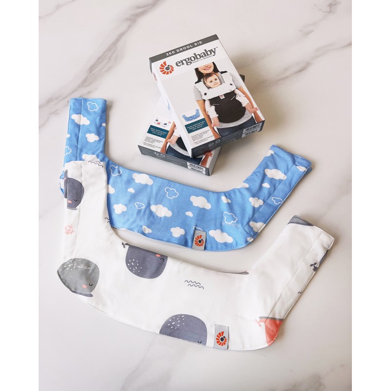 Ergobaby Drool Bib Easily attaches to carrier Shopee Malaysia