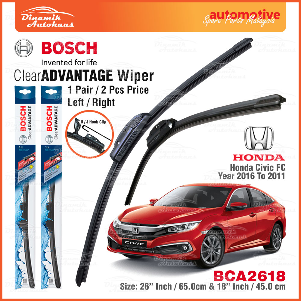2016 honda civic wiper blade size discount