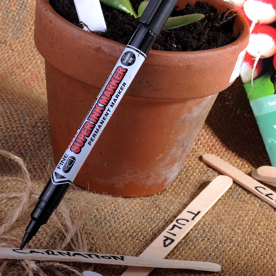 Uni Super Ink Permanent Marker Black PNA 125-BK Shopee