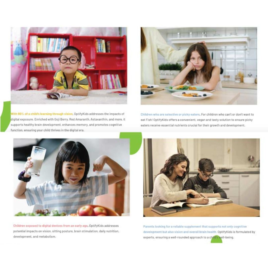Farmedy OptifyKids - Vision Care Natural Chewable Tablet 优化儿童：视力护理咀嚼片 ...