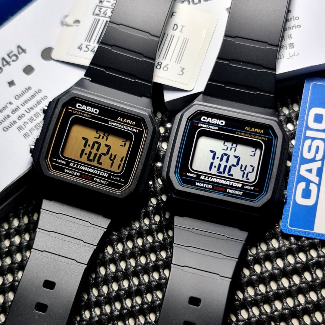 Casio Youth Digital Resin Band Unisex Watch W-217H | Shopee Malaysia