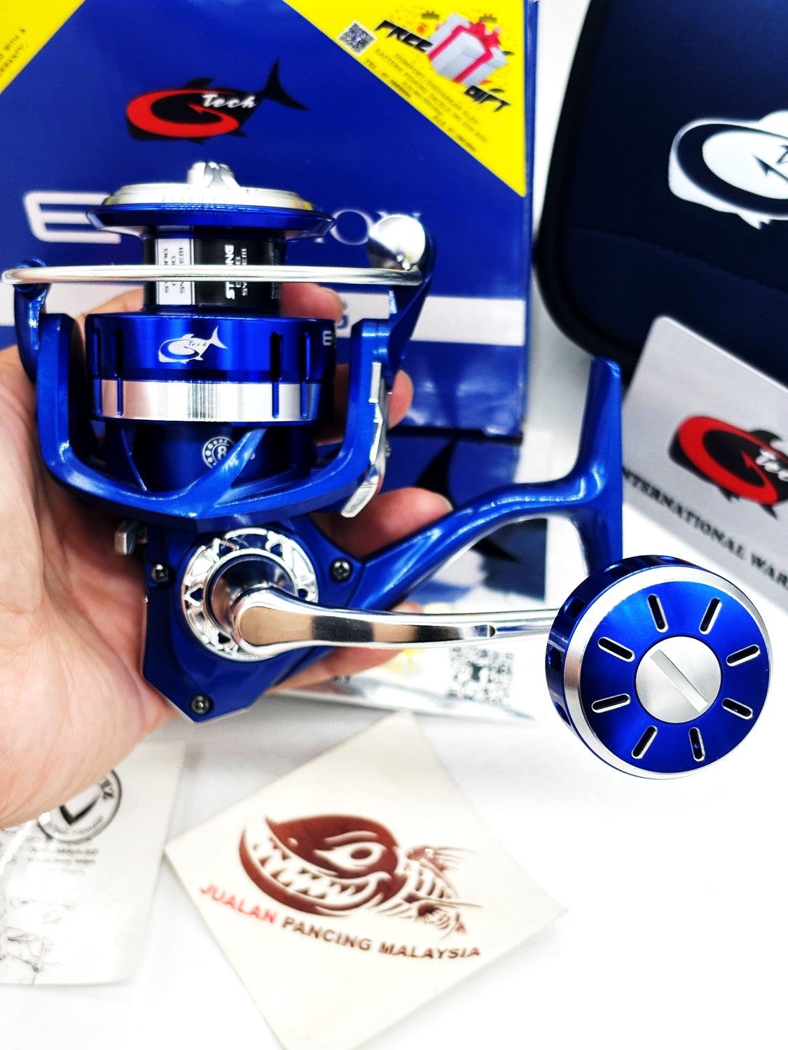 GTECH EVOLUTION SPIRIT SPINNING REEL Reel 3000 4000 HG-Power Handle ,1 ...