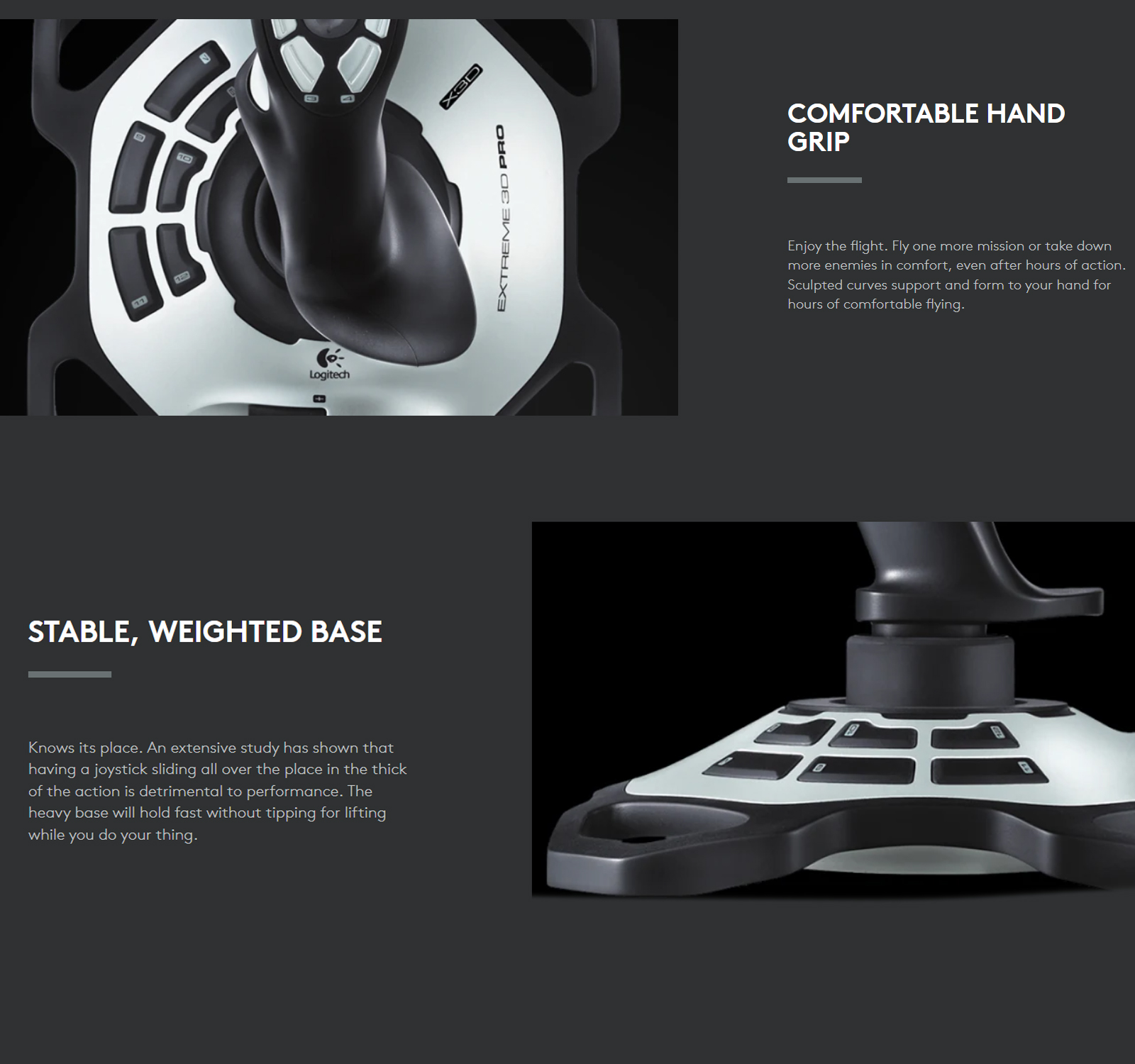 Logitech G Extreme 3D Pro Palanca De Mando PC Digital USB 2.0 Negro