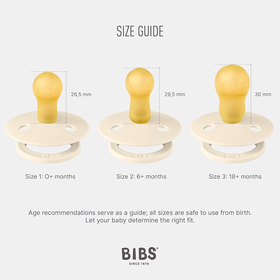Bibs Pacifiers (More Colors) Baby Puting Colours Size 1/2/3 0-6m//6-18m ...