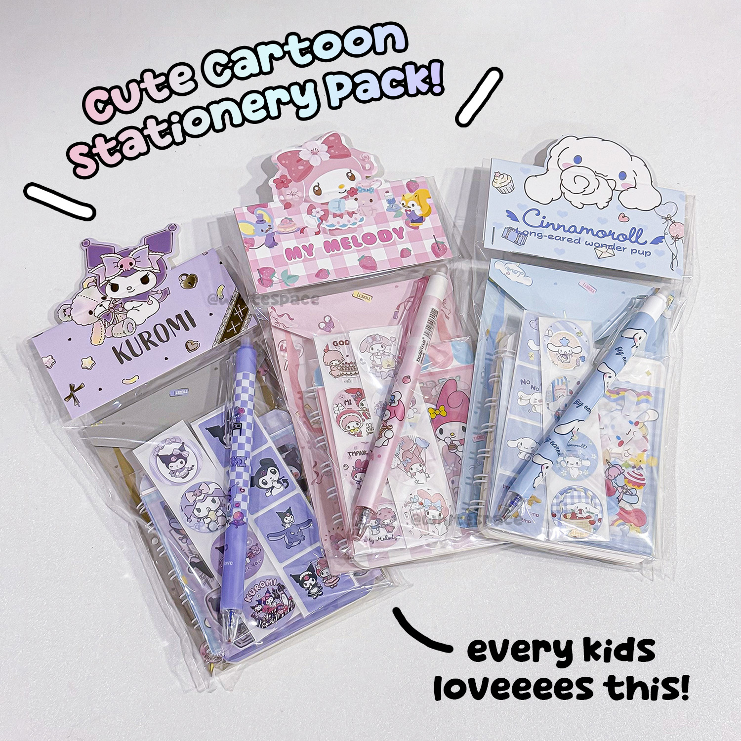 Whitespace Ready Stock Cute Stationery Goodies Pack for Student ...
