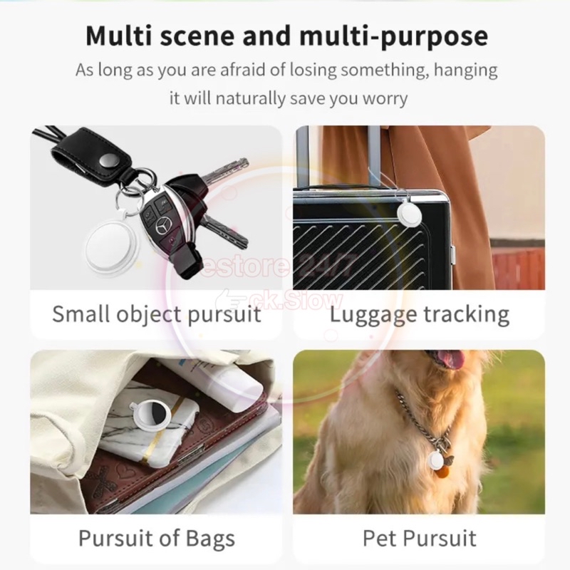 AWEI P50 HuthurTag Smart Wireless Mini Drop Tag Tracker Real Time Anti ...