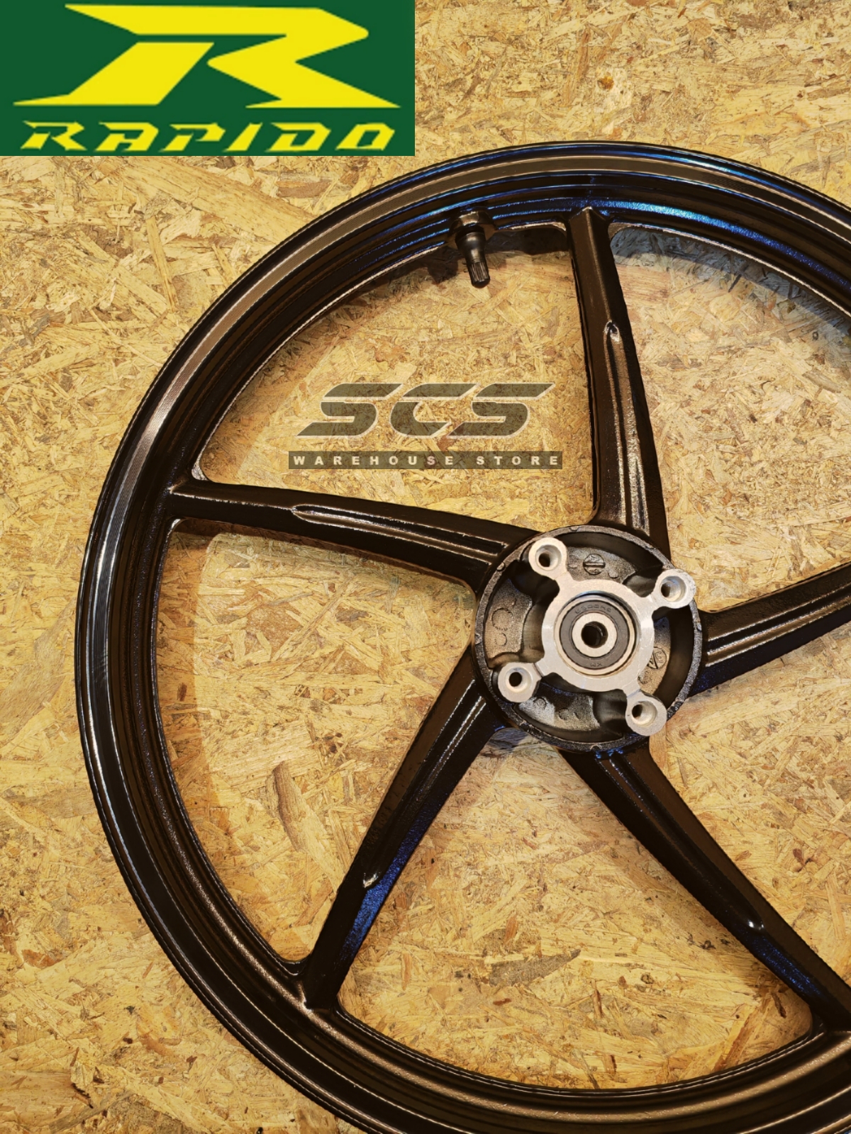 Sport Rim RAPIDO 501 160/160/17' Yamaha Y15ZR Y15 Ysuku SPORT RIM Black ...