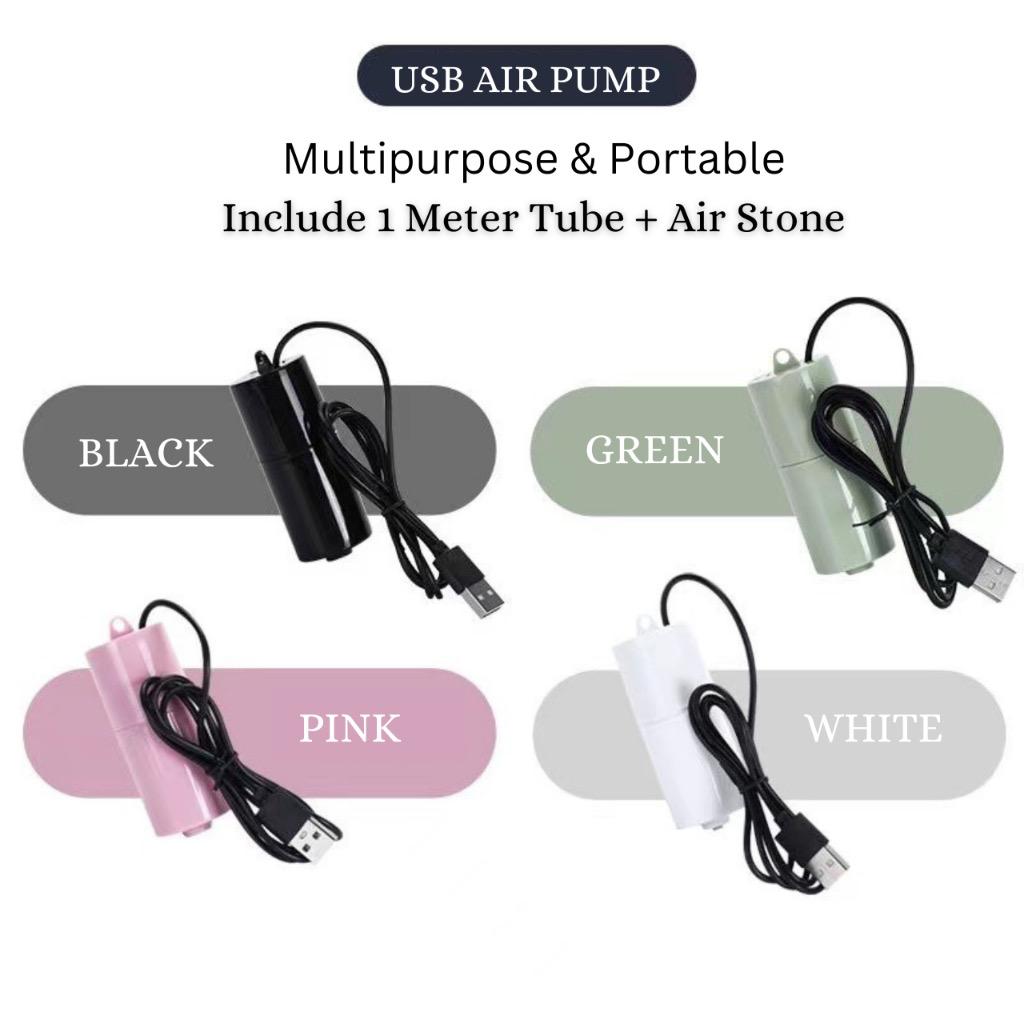 Portable Mini USB Aquarium Fish Tank Oxygen Air Pump Fish tank Guppy ...
