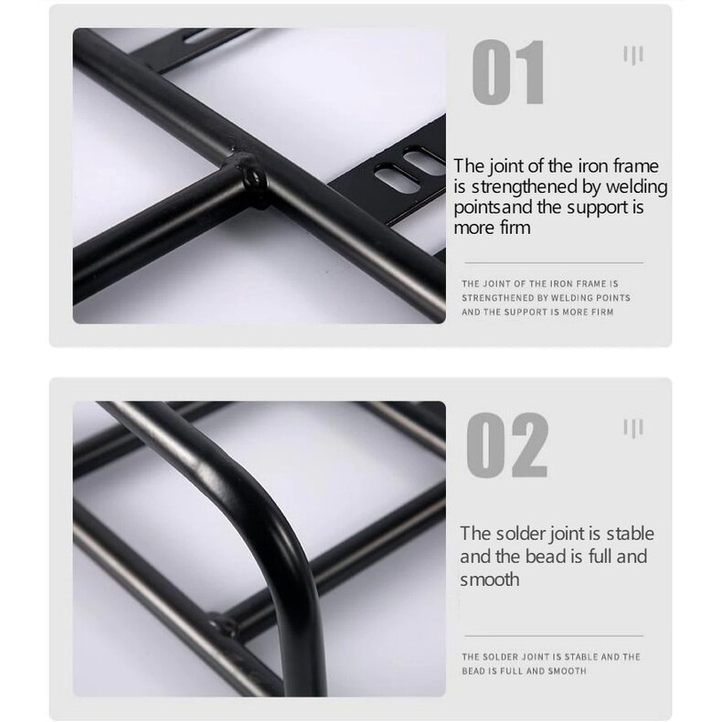 【Ready Stock】 Motorcycle Delivery Rack For Frame Bag / Bag Food ...