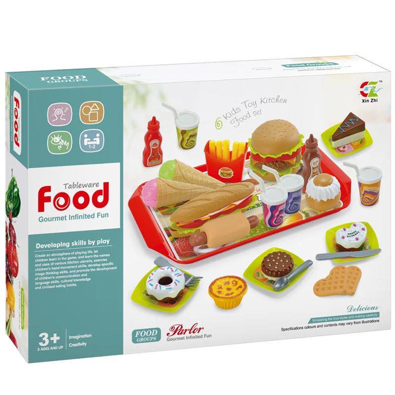 88pcs Food Toys Dim Sum Western Food Chinese Food Kitchen Cooking Toys ...