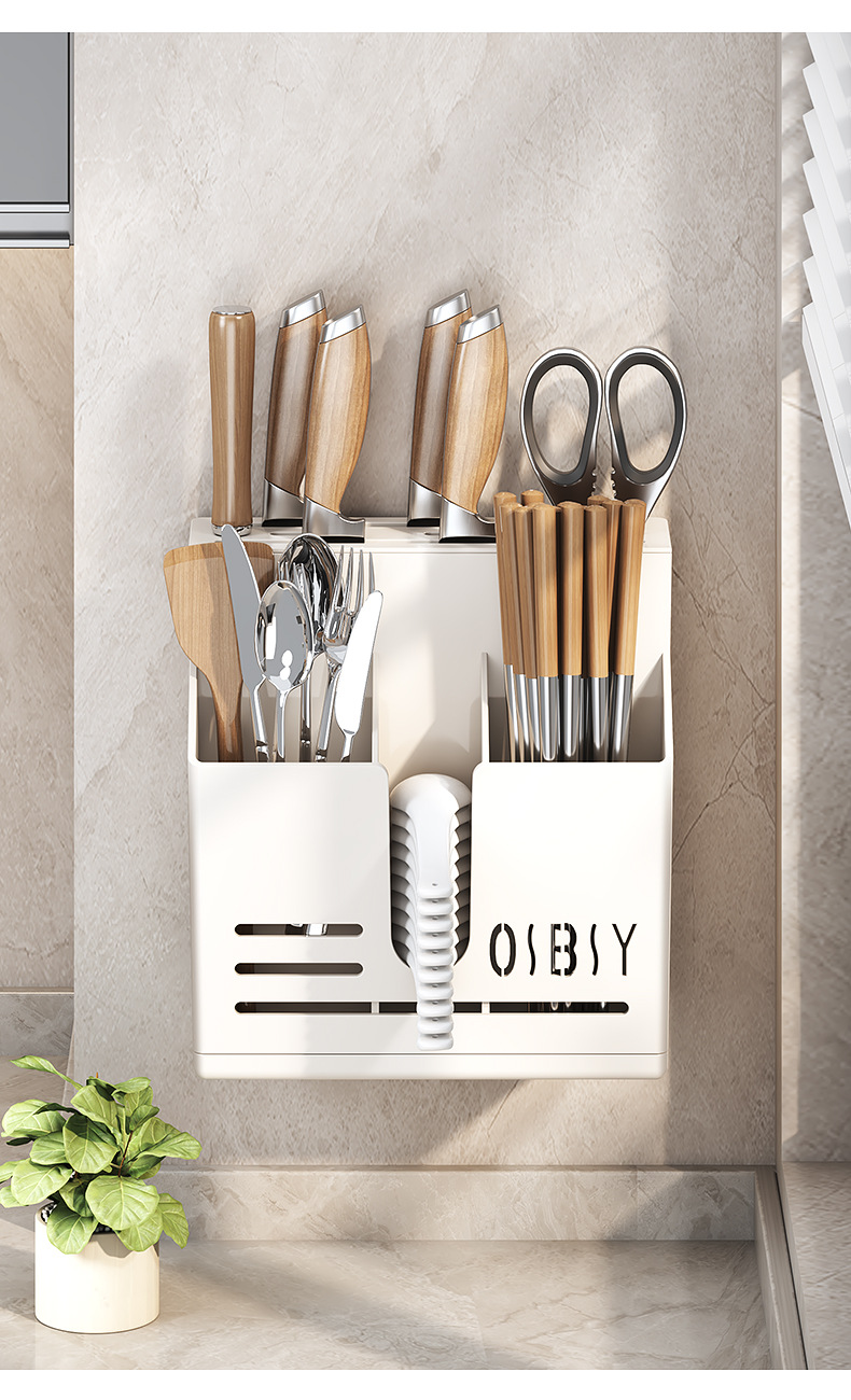Kitchen knife holder multi-functional knife storage rack for kitchen ...