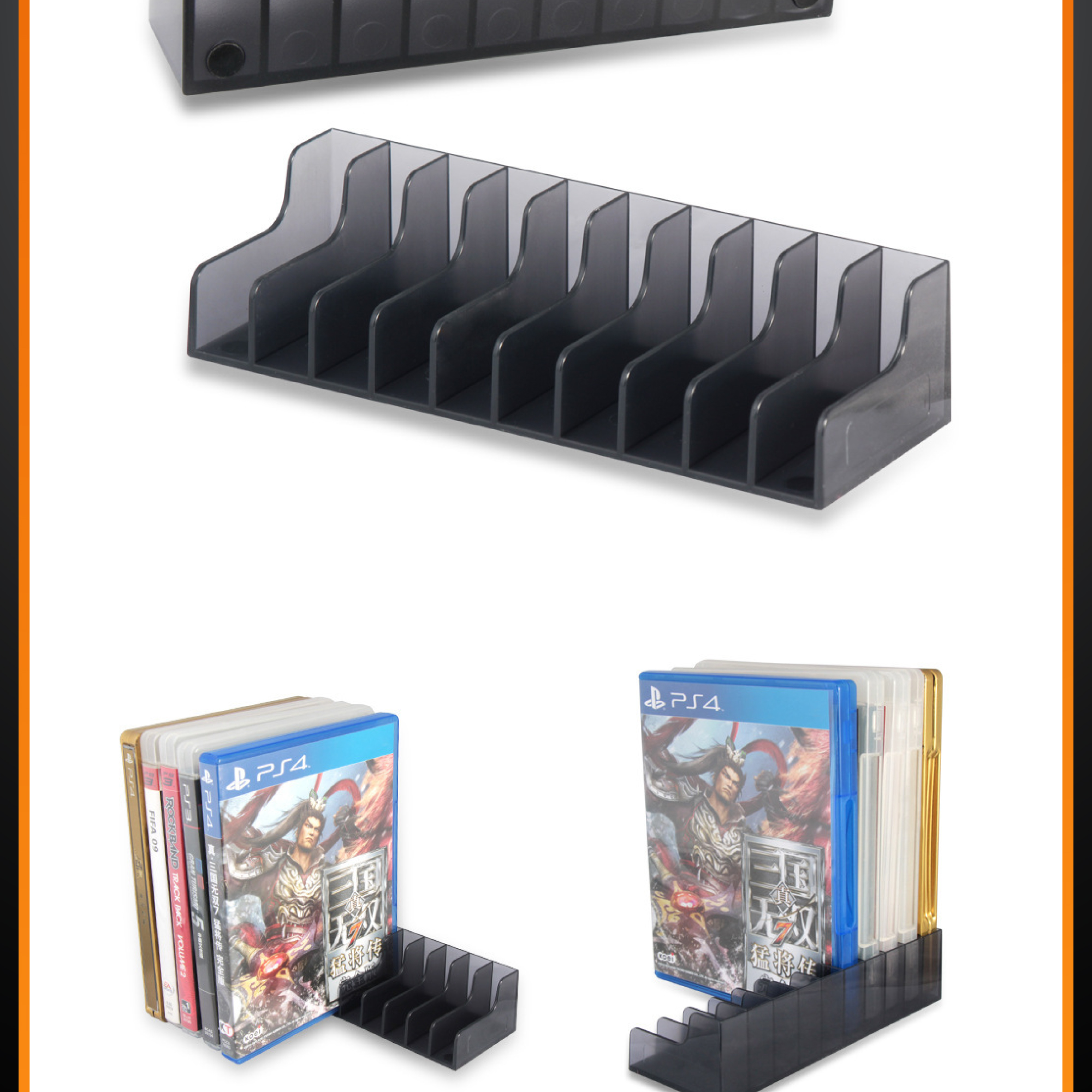 DOBE PS5 PS4 PS3 Game Card Disc Disks Case Storage Rack Stand TP4-1813 ...