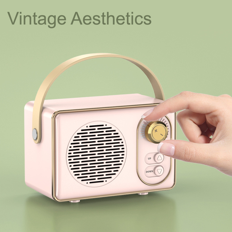 Classis Radio Portable Bluetooth 5.0 Cute Mini Speaker Outdoor Long ...