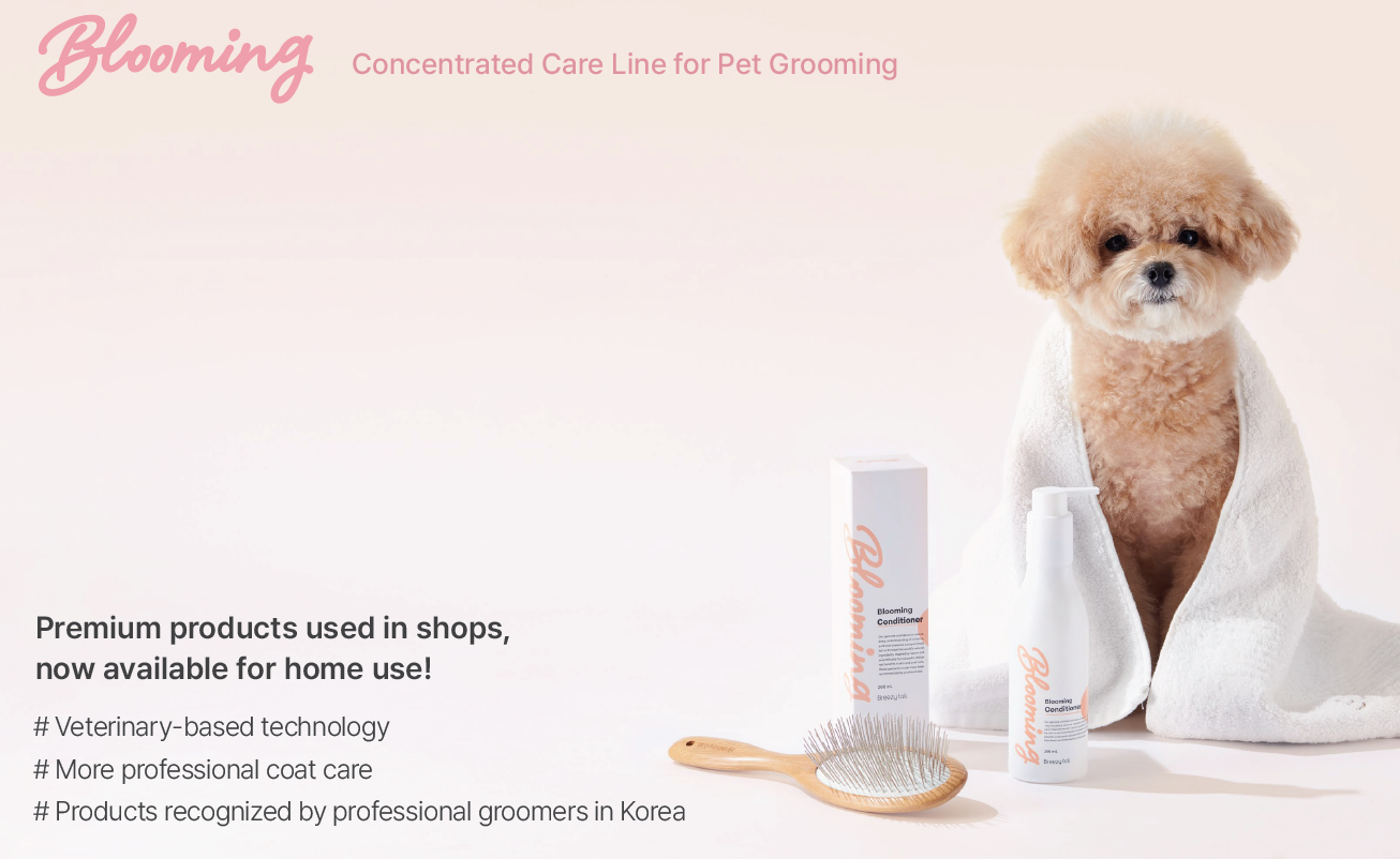 BreezyTail Blooming Shampoo Conditioner Mist Whitening