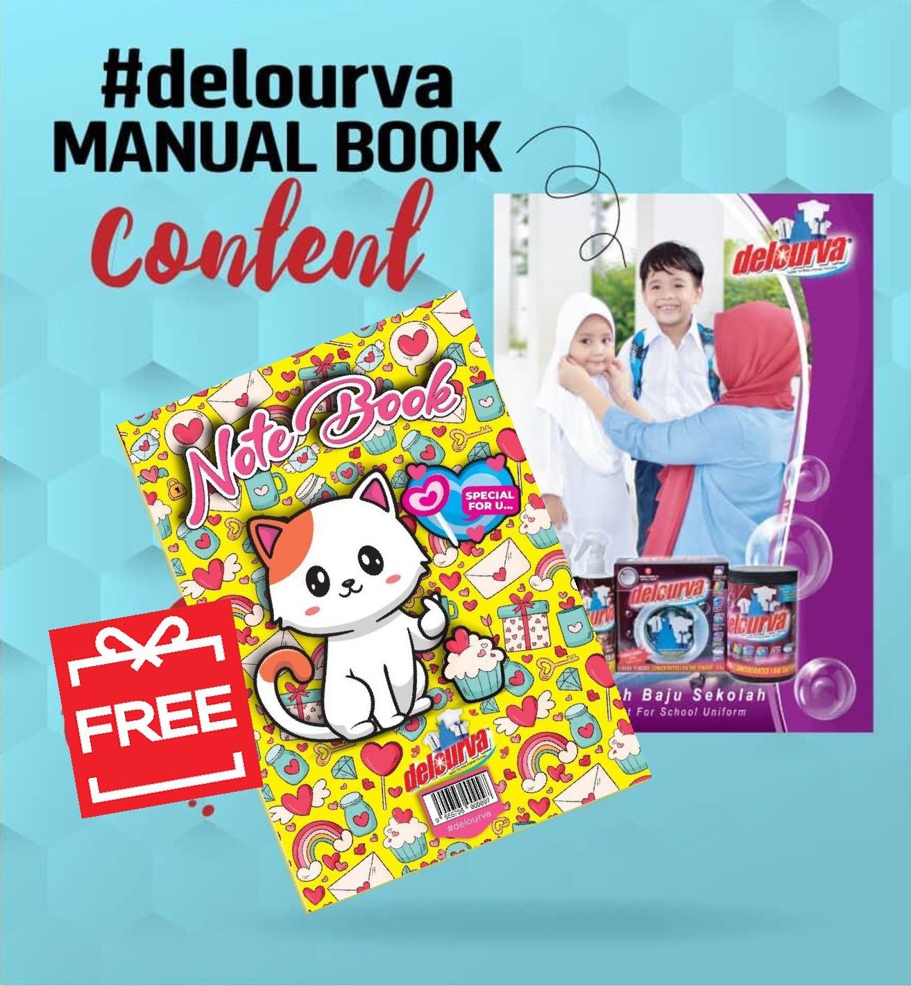 [ DOBI ] COMBO RM99 SET 3+1 FREE Sabun Bersih + Spray Kotoran + Pewangi