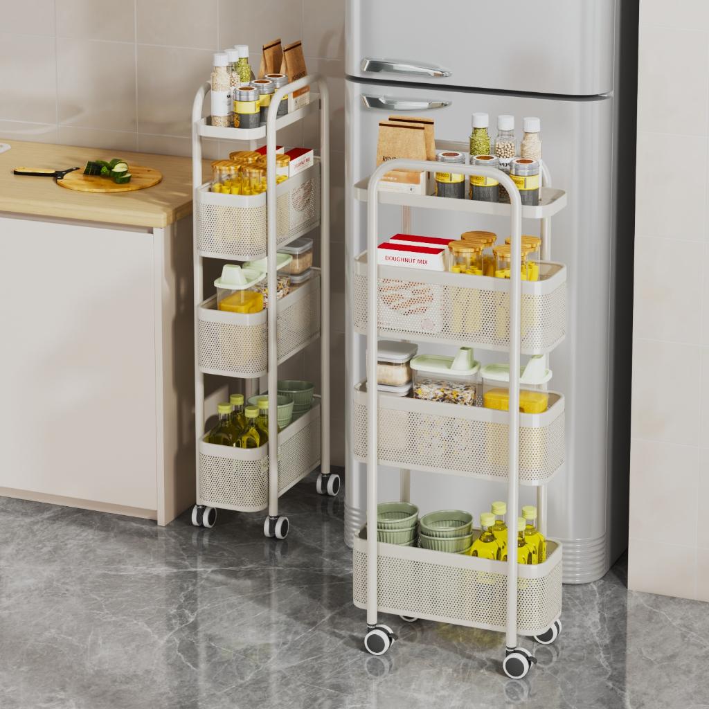 GSlife⭐Rak Barang Serbaguna Bertingkat Kitchen Trolley Rack Vegetable ...