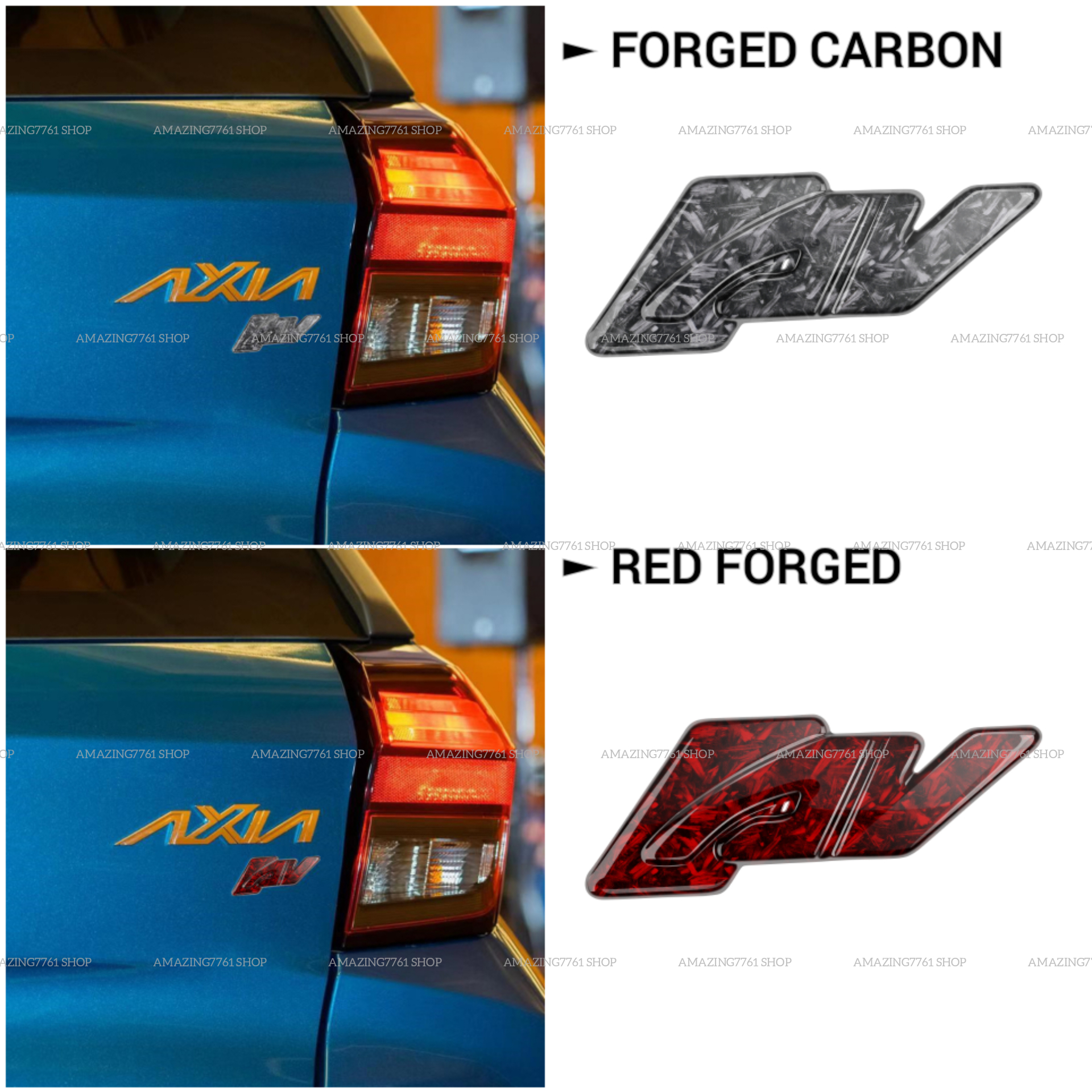 AMAZING PERODUA NEW AXIA 2023-2024 CAR AV SPEC LOGO EMBLEM FRAME ...