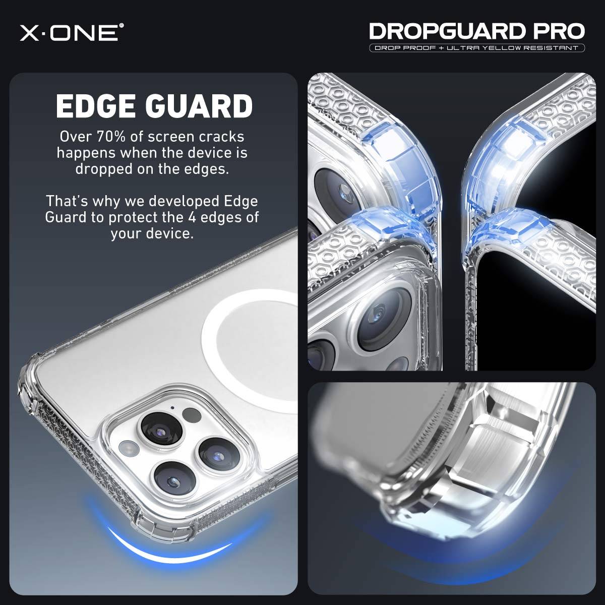 Original X-one xone dropguard pro magcharge magnetic charge casing for ...